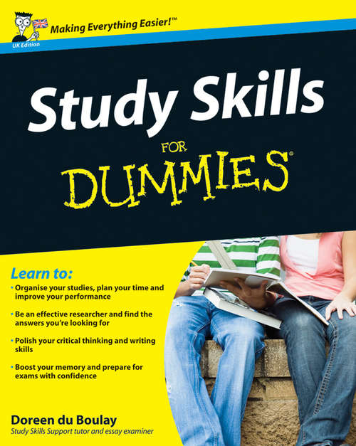 Book cover of Study Skills For Dummies