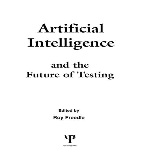 Book cover of Artificial Intelligence and the Future of Testing