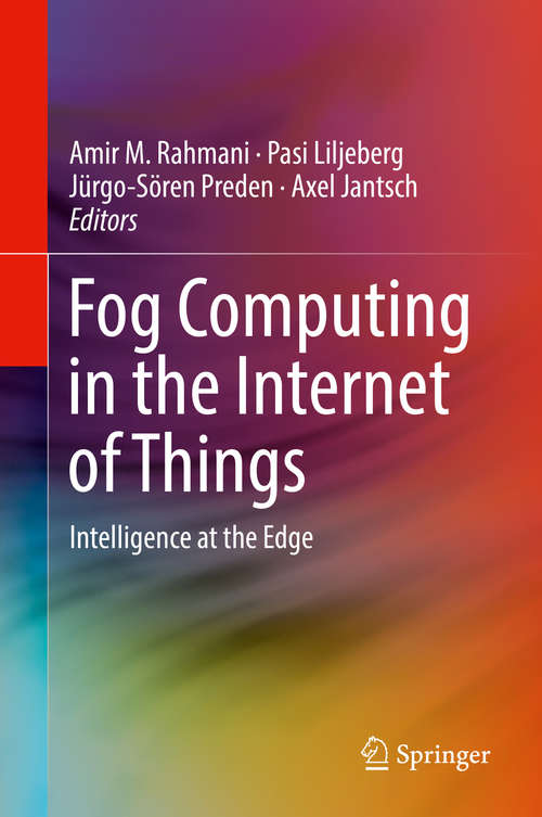 Book cover of Fog Computing in the Internet of Things