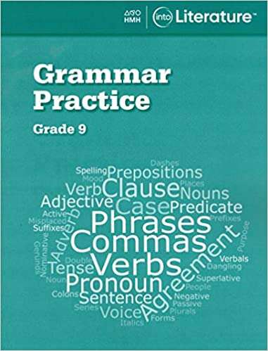 Book cover of Into Literature™: Grammar Practice Workbook Grade 9 (National Edition) (Into Literature Series)