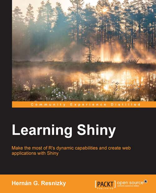 Book cover of Learning Shiny