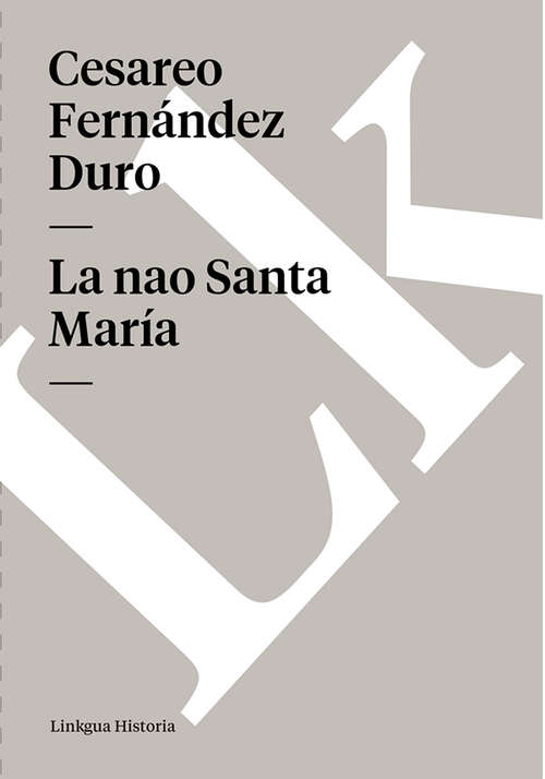 Book cover of La nao Santa Mari´a