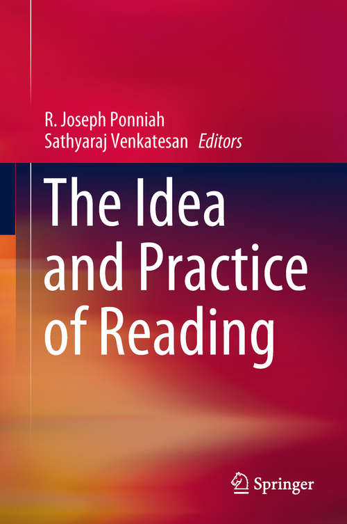 Book cover of The Idea and Practice of Reading (1st ed. 2018)