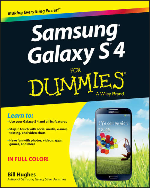 Book cover of Samsung Galaxy S 4 For Dummies
