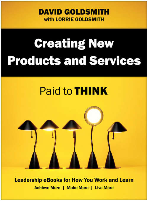 Book cover of Creating New Products and Services