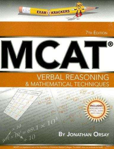Examkrackers MCAT Verbal Reasoning & Mathematical Techniques