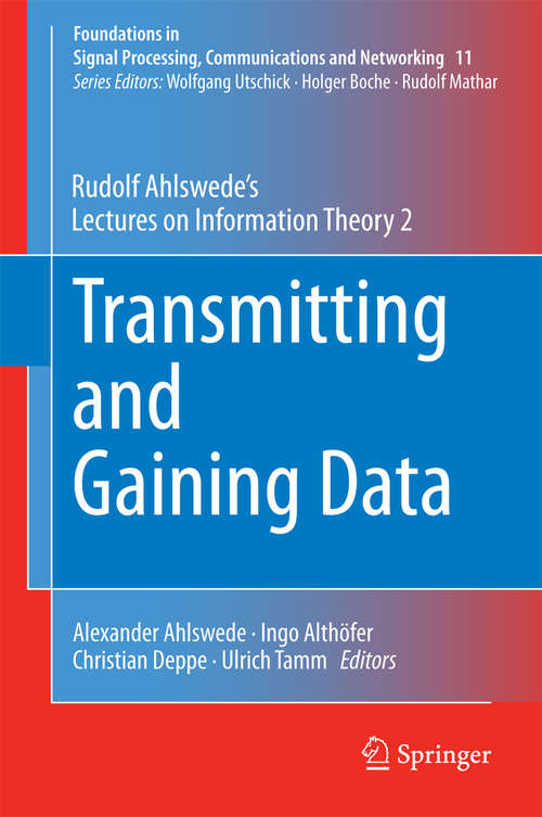 Book cover of Transmitting and Gaining Data