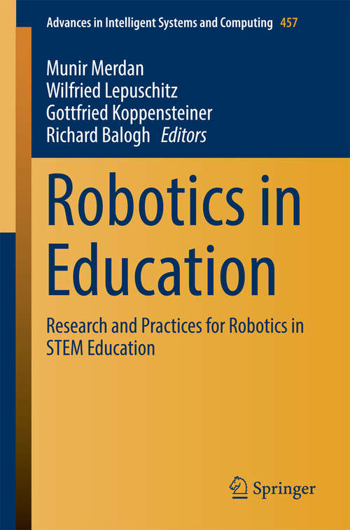 Book cover of Robotics in Education