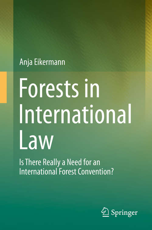 Book cover of Forests in International Law