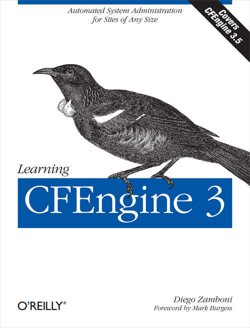 Book cover of Learning CFEngine 3