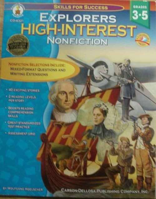 Book cover of Explorers High-Interest Nonfiction Skills for Success Grades 3-5