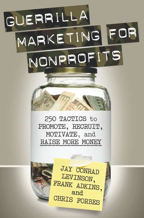 Book cover of Guerrilla Marketing for Nonprofits