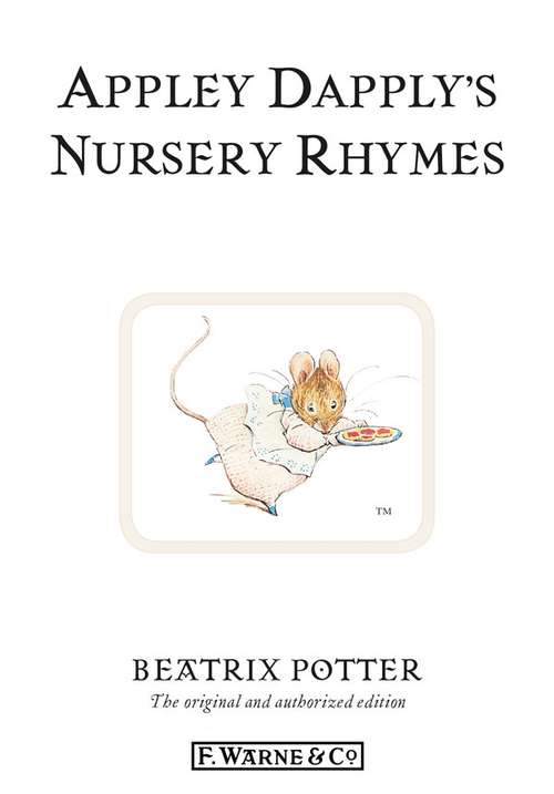 Book cover of Appley Dapply's Nursery Rhymes (Beatrix Potter Originals)