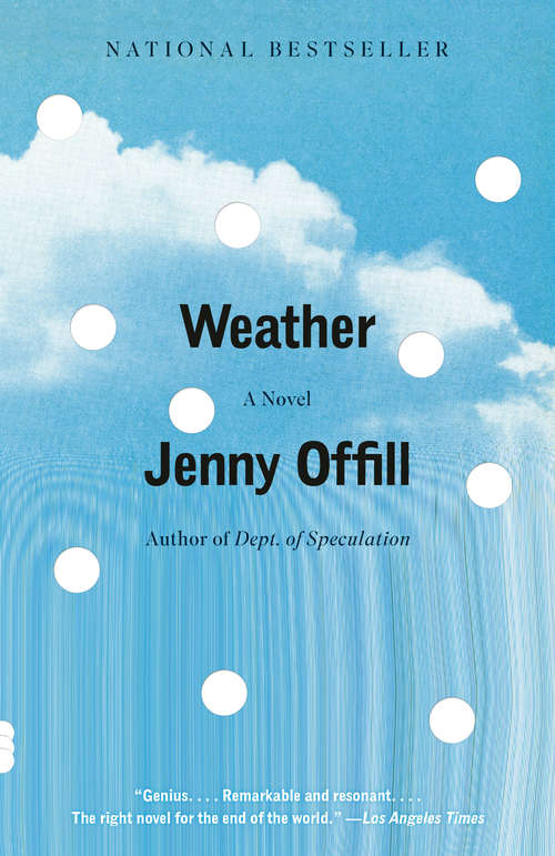 Book cover of Weather: A novel