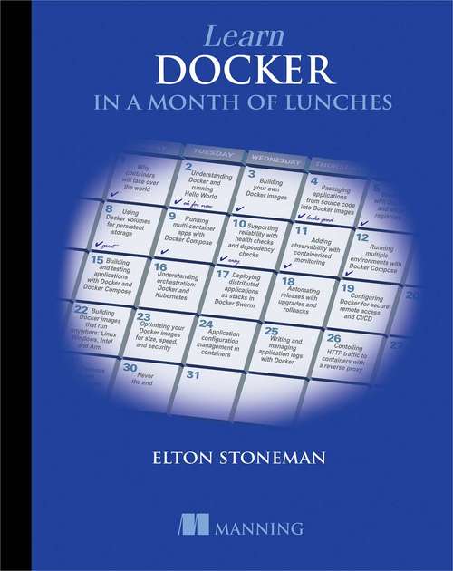 Book cover of Learn Docker in a Month of Lunches