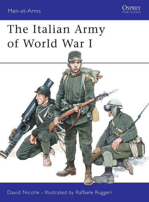 Book cover of The Italian Army of World War I
