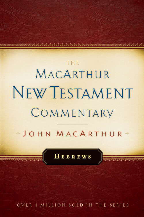 Hebrews MacArthur New Testament Commentary: Christ: Perfect Sacrifice, Perfect Priest (MacArthur New Testament Commentary Series)