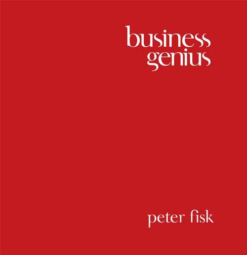 Book cover of Business Genius