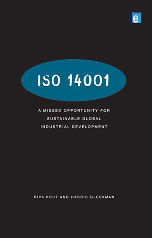 ISO 14001: A Missed Opportunity for Sustainable Global Industrial Development