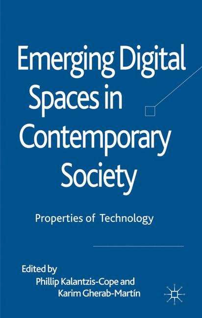 Book cover of Emerging Digital Spaces in Contemporary Society