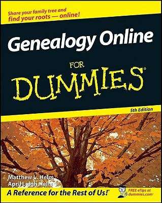 Book cover of Genealogy Online For Dummies, 6th Edition