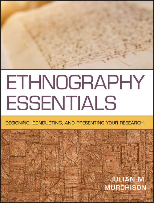 Book cover of Ethnography Essentials