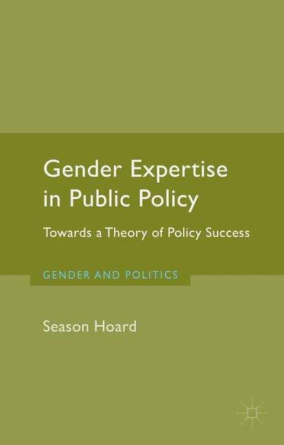 Book cover of Gender Expertise in Public Policy