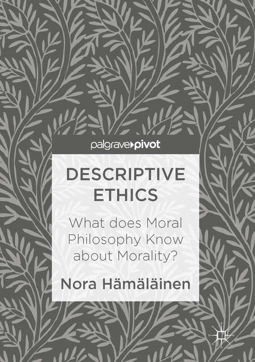 Book cover of Descriptive Ethics