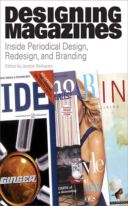 Book cover of Designing Magazines