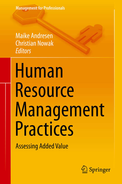 Book cover of Human Resource Management Practices
