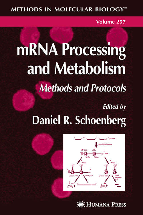Book cover of mRNA Processing and Metabolism
