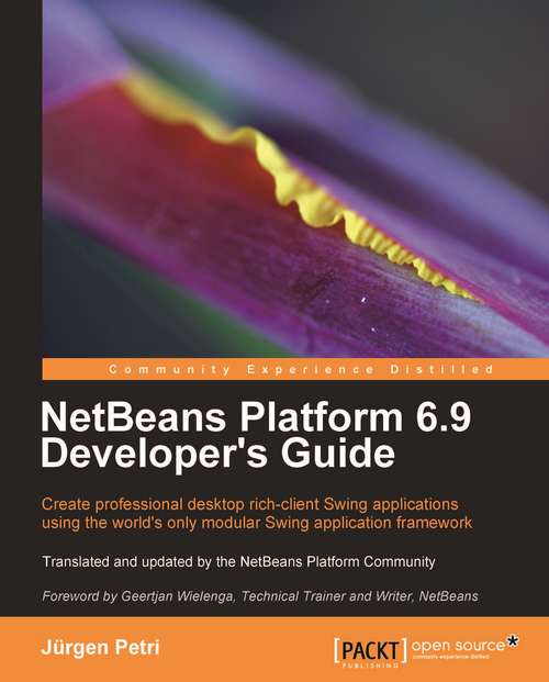 Book cover of NetBeans Platform 6.9 Developer's Guide