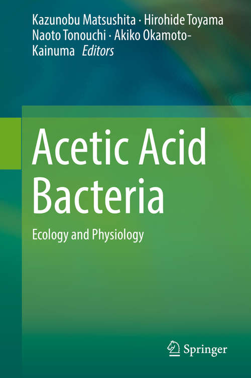 Book cover of Acetic Acid Bacteria