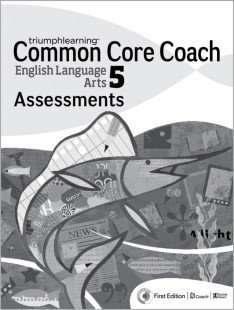 Book cover of Common Core Coach, English Language Arts, Assessments [Grade] 5