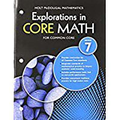 Book cover of Explorations in Core Math for Common Core Grade 7