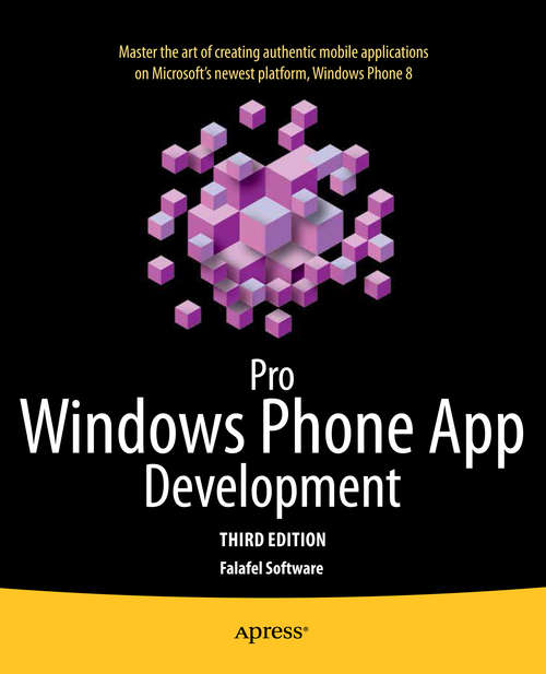 Book cover of Pro Windows Phone App Development