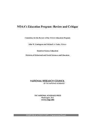 Book cover of NOAA's Education Program: Review and Critique