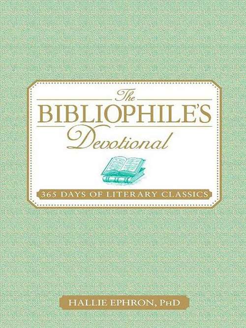 Book cover of The Bibliophile's Devotional