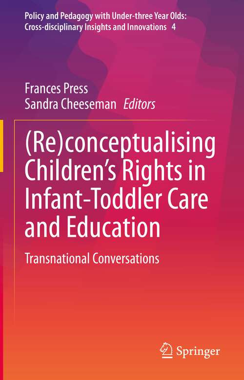 Book cover of **Missing**: Transnational Conversations (1st ed. 2022) (Policy and Pedagogy with Under-three Year Olds: Cross-disciplinary Insights and Innovations #4)