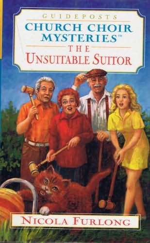 Book cover of The Unsuitable Suitor (Church Choir Mystery book #2)