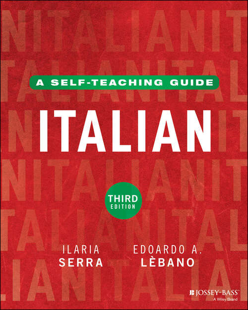 Book cover of Italian: A Self-Teaching Guide
