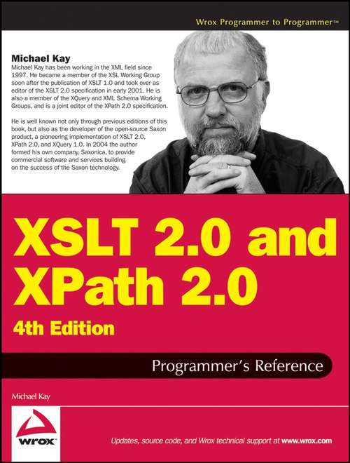 Book cover of XSLT 2.0 and XPath 2.0 Programmer's Reference