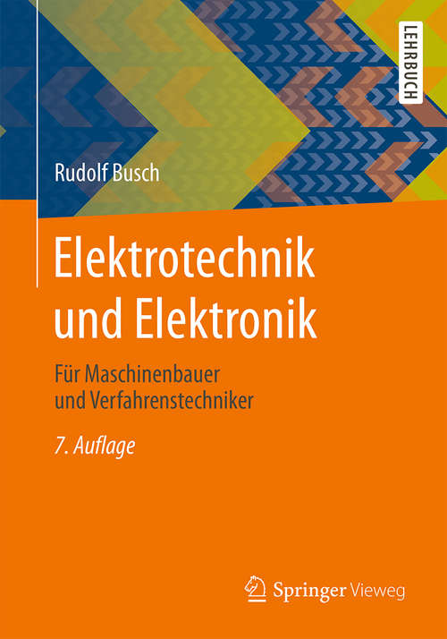 Book cover of Elektrotechnik und Elektronik