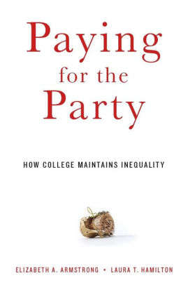Book cover of Paying for the Party