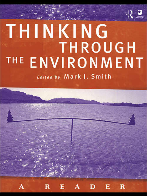Book cover of Thinking Through the Environment: A Reader