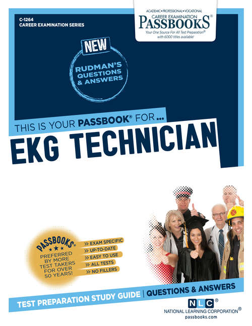 Book cover of EKG Technician: Passbooks Study Guide (Career Examination Series)