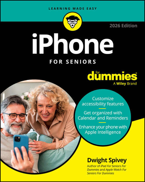 Book cover of iPhone For Seniors For Dummies, 2026 Edition