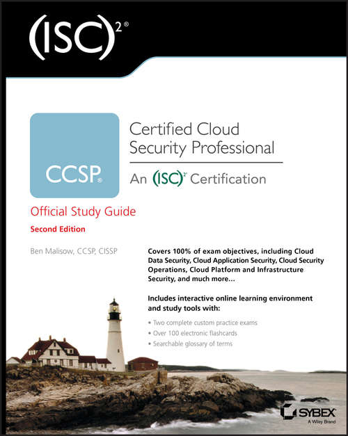 Book cover of CCSP (ISC)2 Certified Cloud Security Professional Official Study Guide (2)