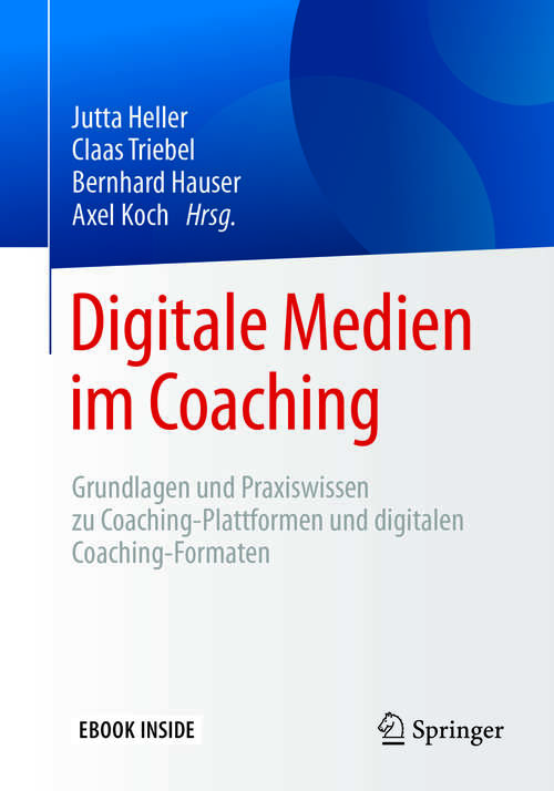 Book cover of Digitale Medien im Coaching