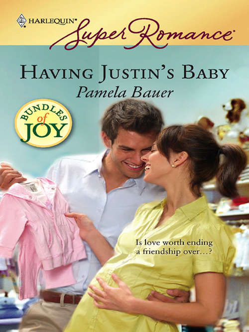 Book cover of Having Justin's Baby